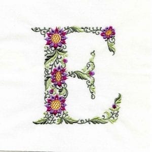 Woodland Floral Alphabet