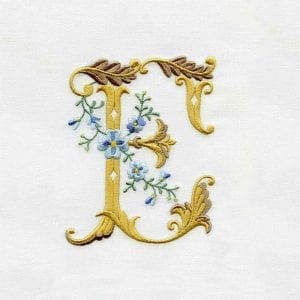 Fancy Floral Alphabet