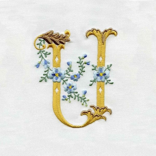 Fancy Floral Alphabet