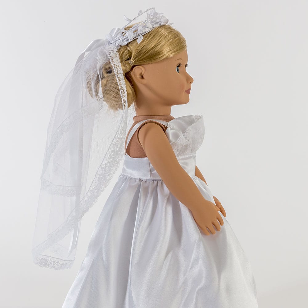 Mally Bridal Dress, Slip and Veil