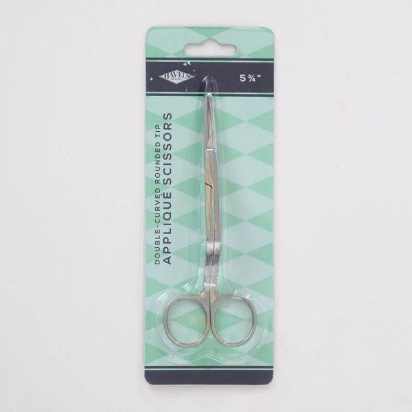 Havel 5-3/4" Double Curved Rounded Tip Applique Scissors