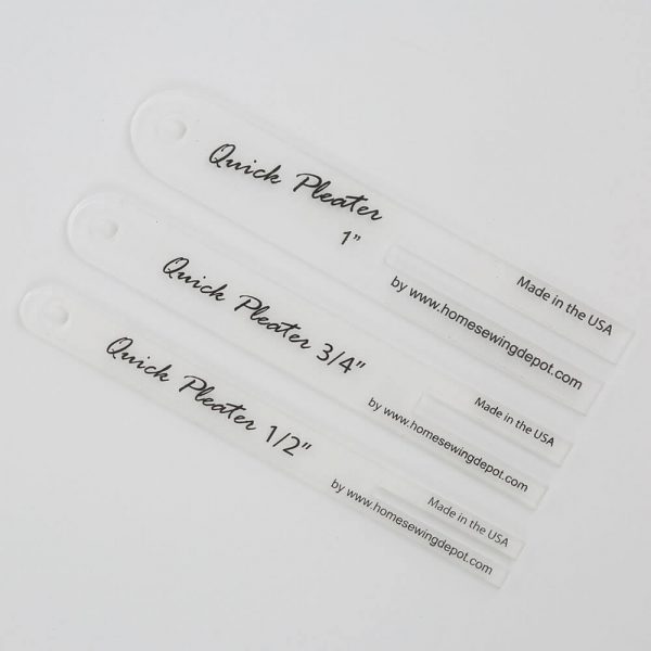 Quick Pleater Set of 3 (Small) by Home Sewing Depot