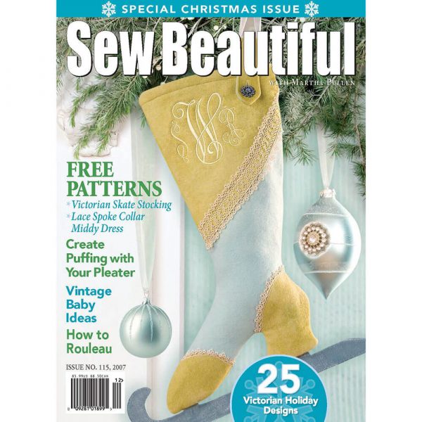 Sew Beautiful November/December 2007: Digital Issue #115