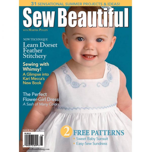 Sew Beautiful July/August 2008: Digital Issue #119