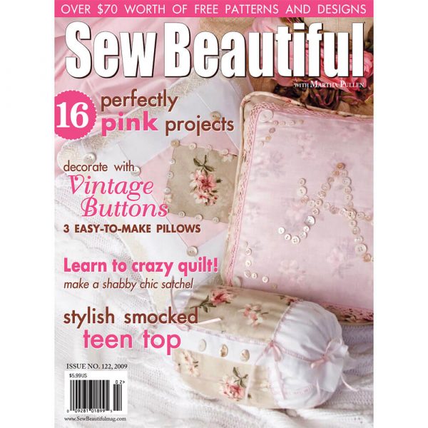 Sew Beautiful January/February 2009: Digital Issue #122