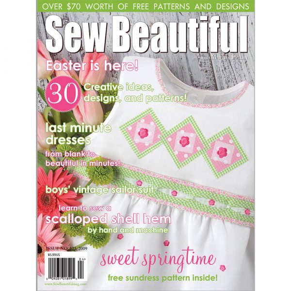 Sew Beautiful March/April 2009: Digital Issue #123
