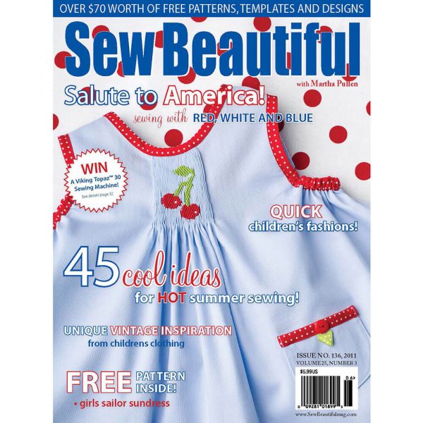 Sew Beautiful May/June 2011: Digital Issue #136
