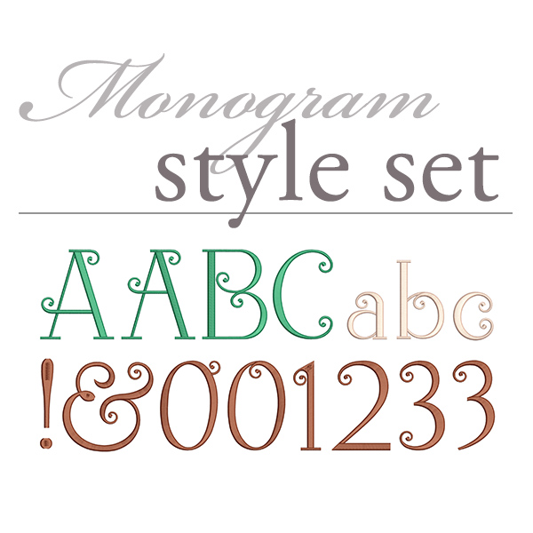 Simply Sweet Monogram Set