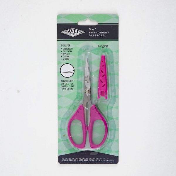 Havel 5-1/2" Embroidery Scissors (Pink)