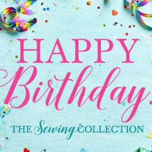 Sewing Collection Gift Card Happy Birthday