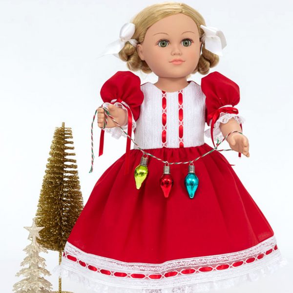 2021 Doll Club with Connie Palmer Noel Christmas Dress