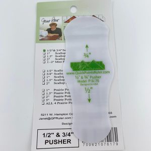 Quick Points 1/2" & 3/4" Scallop Pusher
