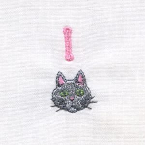 Embellished Buttonhole - cat