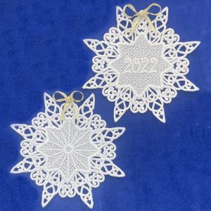 2022 snowflake ornaments