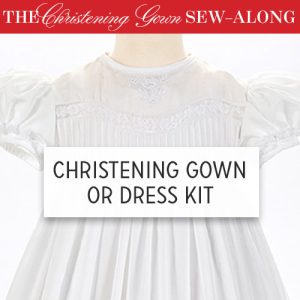 christening gown or dress kit