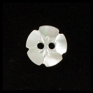 3/8" Floral – 2-Hole Heirloom Buttons (Set of 6)