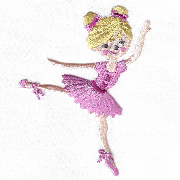 Tiny Ballerina dance embroideryFairy Dancer dance embroidery