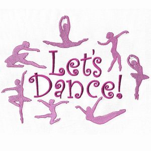 Let's Dance embroidery