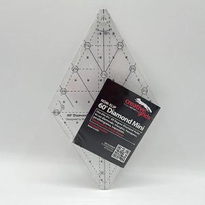 Creative Grids Non-Slip 60 Degree Diamond Mini Ruler