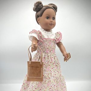 Mauve 18" Doll Dress